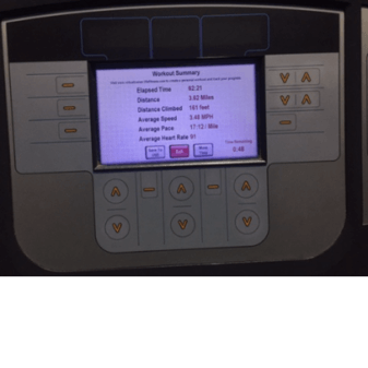 Charter Fitness Treadmill data