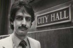 Ray Hanania at City Hall in 1985