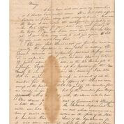 Original Letter from Alexander Hamilton to Eliza Schuyler, 1780, from Seth Kaller Inc., on view at the Chicago Antiques + Art + Design Show, May 18-21, 2017.