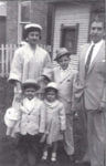 Ray Hanania and family Easter 1957.