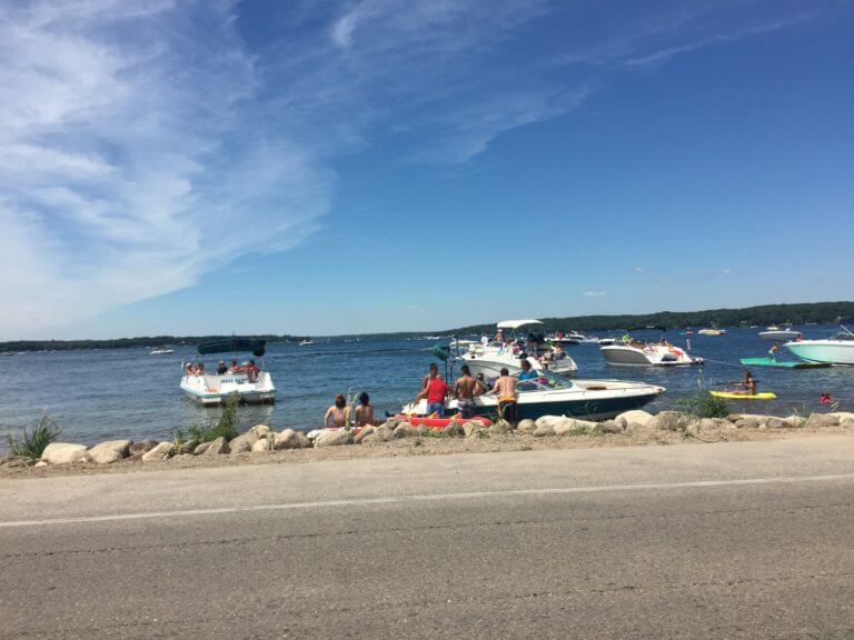 Boats at Lake Geneva, Wisconsin. Photo courtesy Ray Hanania