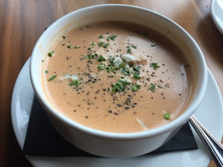 Crab Bisque soup at The Primal Cut Steakhouse. Photo courtesy of Ray Hanania