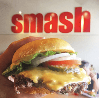 Smashburger from Smashburger's Facebook Page. The best hamburger in Chicagoland