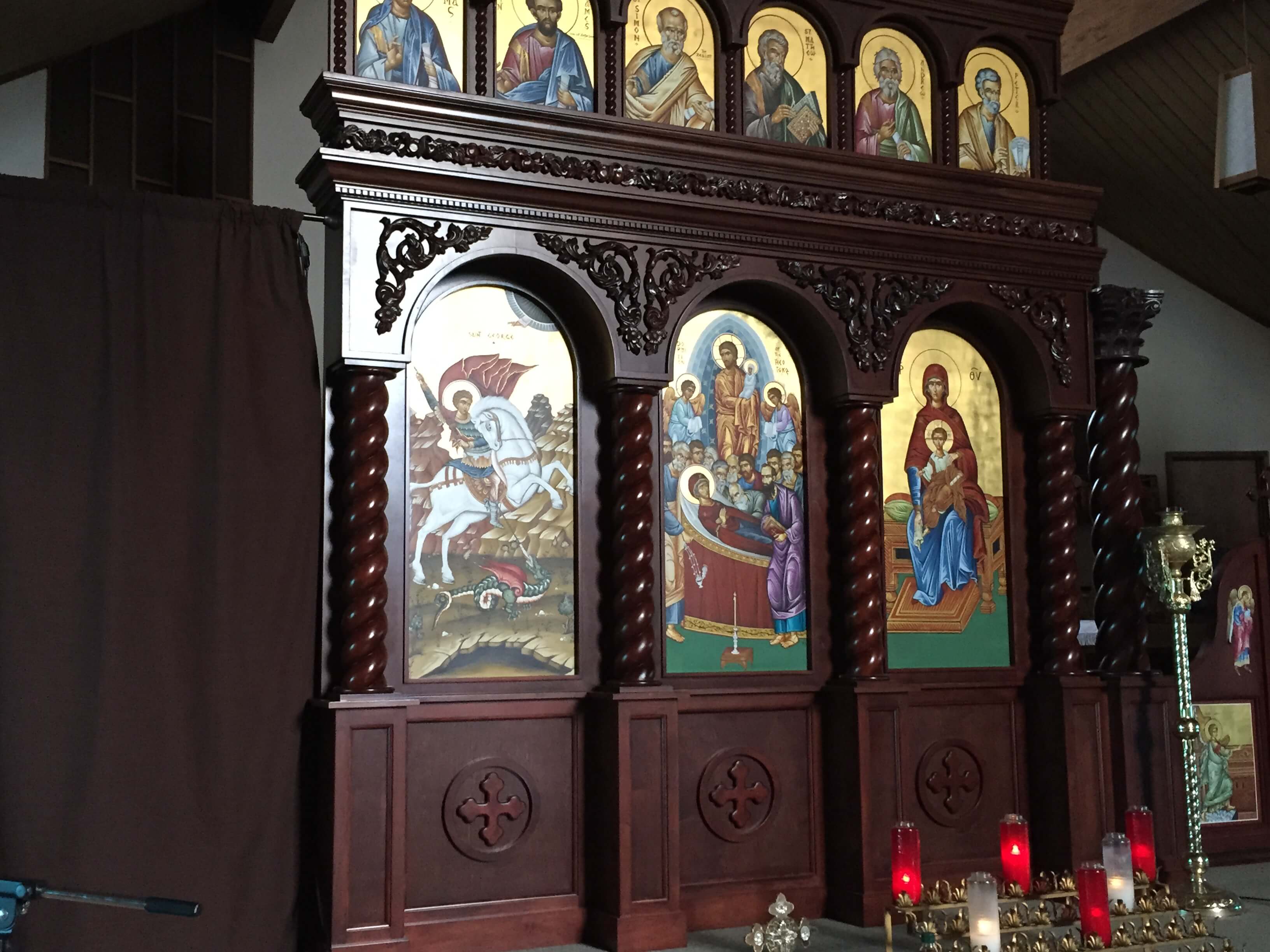 Icons of Saints of the Christian Orthodox Church. Photo courtesy of Ray Hanania
