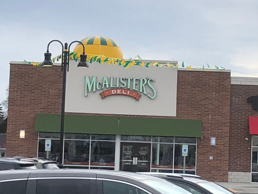 McAlister's Deli in Orland Park. Photo courtesy of Ray Hanania