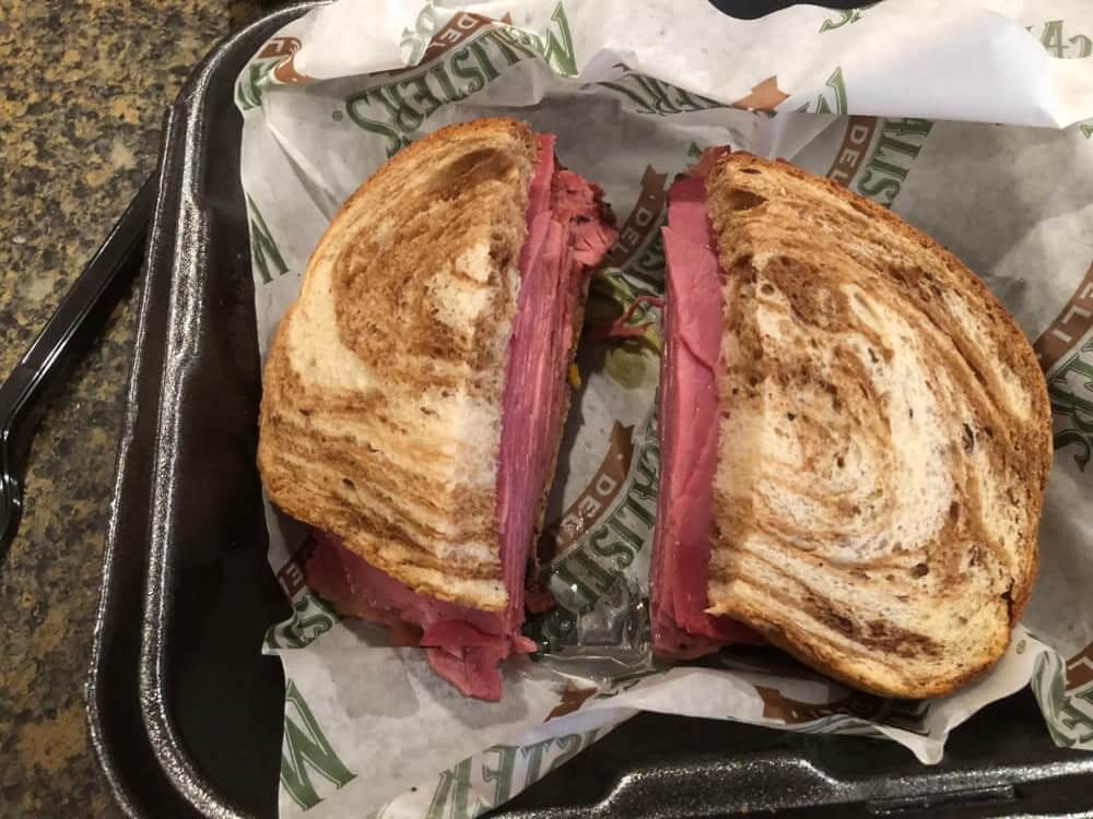 A corned beef sandwich at McAlister's Deli in Orland Park. Photo courtesy of Ray Hanania