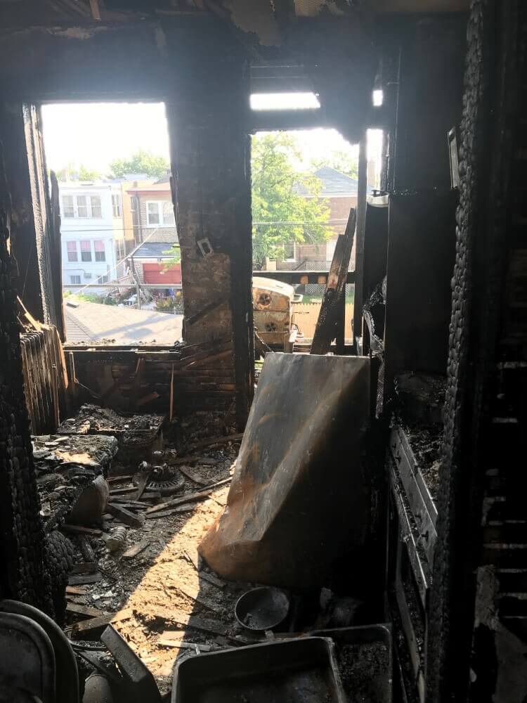 Cicero fire damages 3 story apartment building Sunday August 19, 2018. Photo courtesy of the Cicero Fire Department