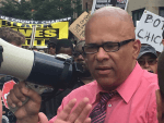 Hardiman breaks ties with organizers of anti-violence protests