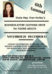 State Rep. Fran Hurley clothing drive