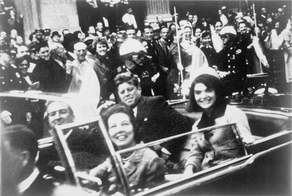 Seconds before President John F. Kennedy was assassinated in Dallas on Nov. 22, 1963 by several gunmen. Photo courtesy of Wikipedia