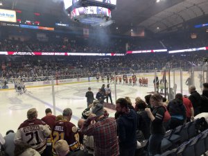 Wolves hockey game at Allstate Arena. Photo courtesy of Ray Hanania