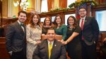 State Senator Martin Sandoval is sworn in to a 6th term surrounded by his family