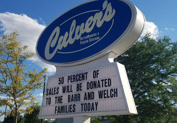 Culver's Restaurants are always working to help the needy in our communities