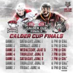Calder Cup Finals schedule, Chicago Wolves vs the Charlotte Checkers