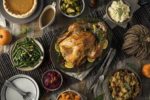 Turkey Dinner table setting