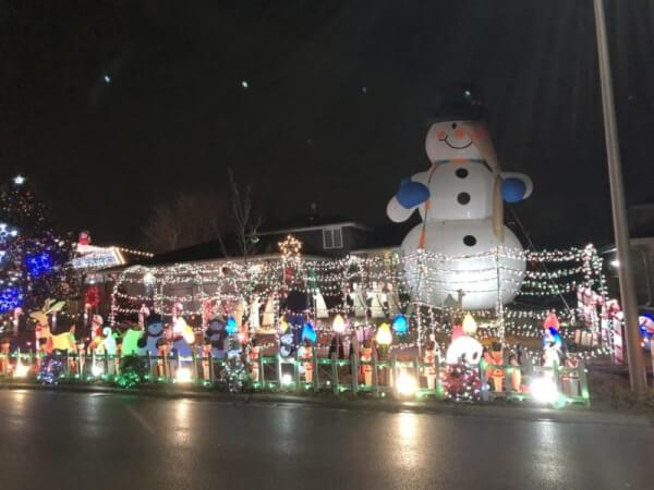Great Chicago Light Fight Kowalczyk home at 173rd and Avon Avenue in Tinley Park. 2019 Photo courtesy of Ray Hanania
