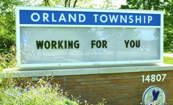 Orland Township sign