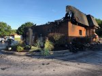 Don's Hot Dogs destroyed by fire Wednesday July 29, 2020. Photo courtesy of the Orland Fire Protection District