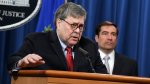 U.S. Attorney William Barr at a press conference patting himself not he back for doing nothing. Photo courtesy of the U.S. Department of Justice