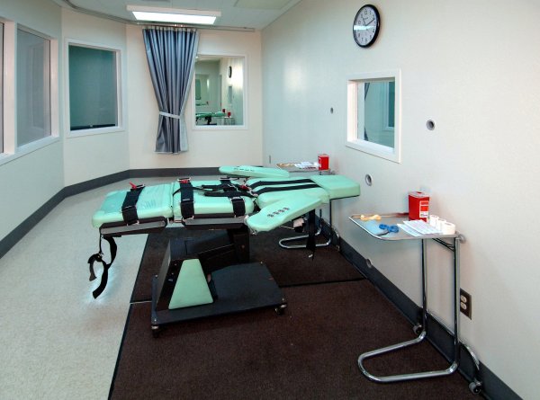 Lethal injection room, San Quentin Prison. Photo courtesy of Wikipedia