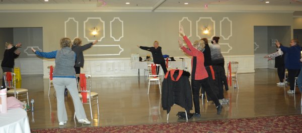 Orland Township seniors are happy to get back to their favorite Township fitness classes, including Strong and Fit. Photo courtesy of Orland Township