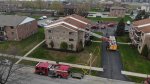 Home fire at 7300 block of 157th Street, Orland Park. April 21, 2021. Photo courtesy of the Orland Fire Protection DIstrict