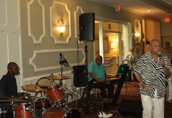 Sam Savage and Company entertain at the dinner dance hosted by Orland Township and Supervisor Paul O'Grady July 29, 2021. Photo courtesy of Orland Township.