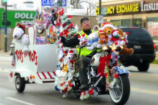 Chicagoland Toys for Tots Motorcycle Parade is Back, Dec. 5