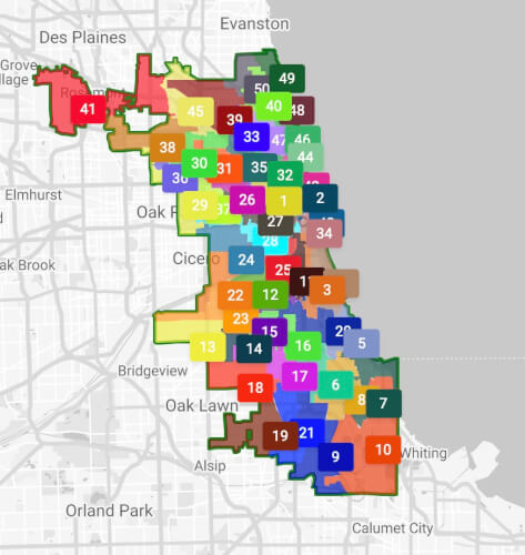 Draft Chicago Ward Map December 2021
