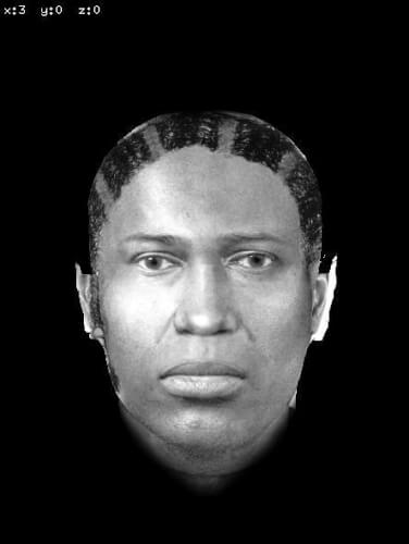 Drawing of suspect in the murder of five women at Lane Bryant in Tinley Park