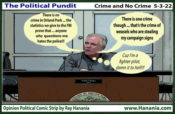 The Political Pundit Comic Strip for May 3, 2022. By Ray Hanania
