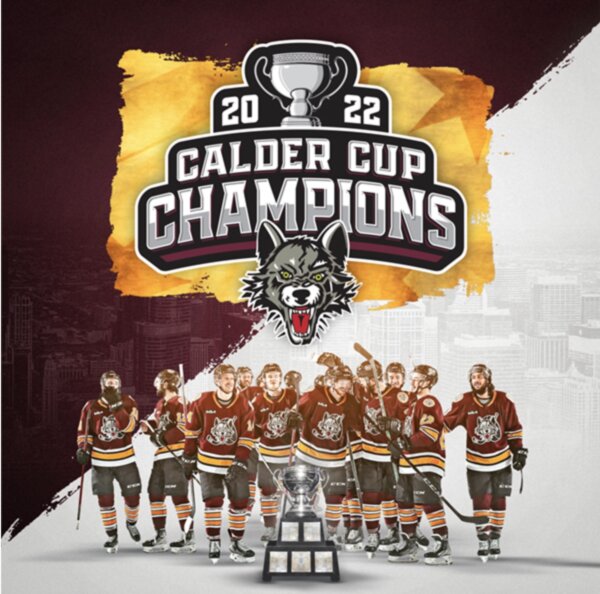 Chicago Wolves defeat the Springfield Thunderbirds to win their 3rd American Hockey League Calder Cup Championship, June 25, 2022