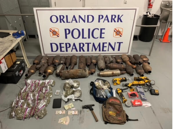 Orland Park Police arrest armed felon charged with weapons possession and violence