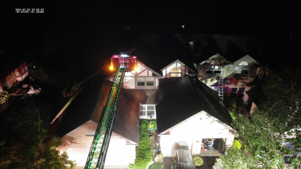 Fire damages Orland Park Row House at 146th and Morningside Road