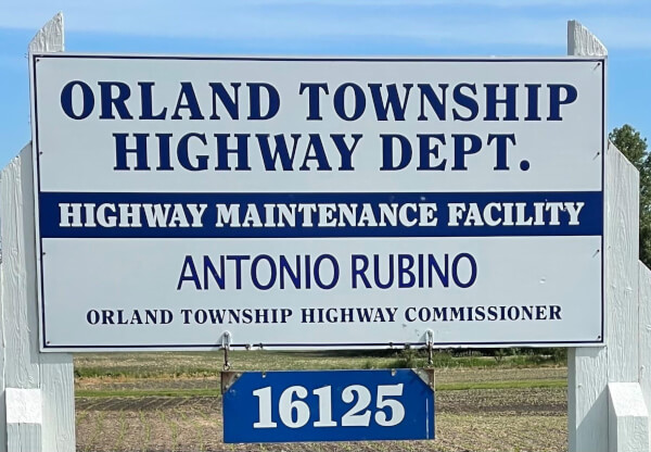 Orland Township Highway Department, Antonio Rubino Highway Commissioner