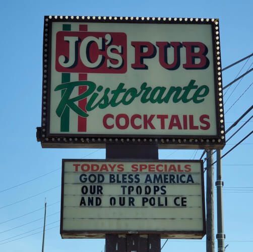 JC's Pub Ristorante on Joliet Road in McCook