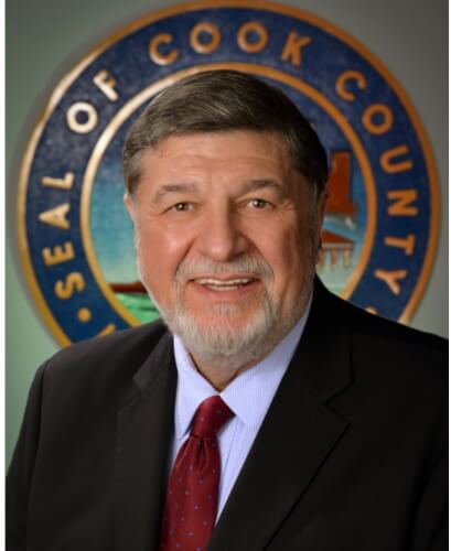 Cook County Commissioner Larry Suffredin, retired Nov. 18, 2022