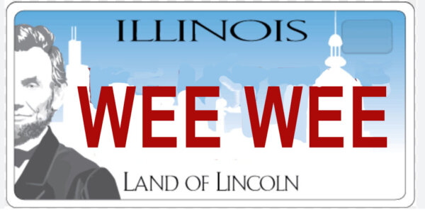 Inappropriate Illinois license plates