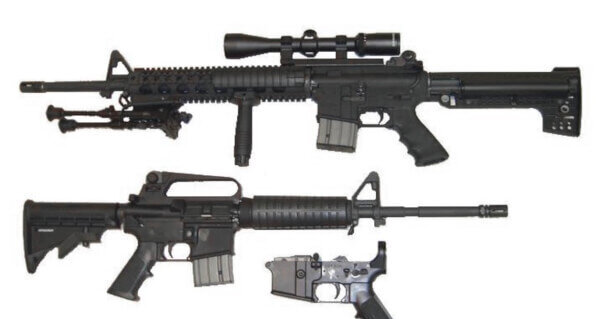 Assault weapons, courtesy of WIkipedia