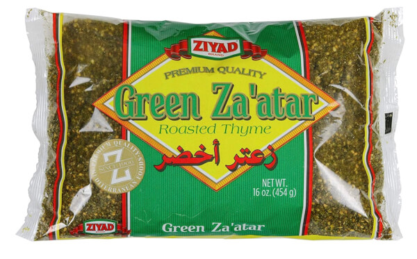 Popular Ziyad Brand Green Za'ater. Photo courtesy of Ziyad Brothers