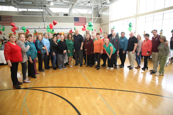 The Town of Cicero Senior Center hosted the annual Hearts & Shamrocks dance