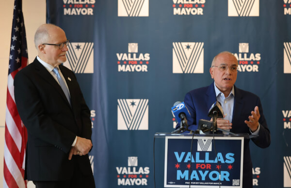 Chicago Mayoral candidate Paul Vallas receives endorsements from Gery Chico and in a separate press conference and endorsement from Chicago Alderman Walter Burnett