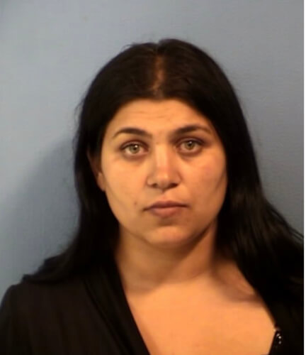 Suspect Alisa Velcu charged in Verion Store theft July 26, 2023 in Bloomington, Illinois. Mugshot supplied by the DuPage County State's Attorney