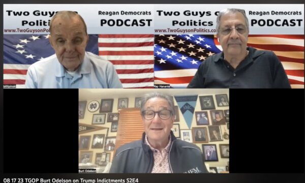 Two Guys on Politics Bill Lipinski, Ray Hanania and guest Burt Odelson on the Trump indictments. Video podcast