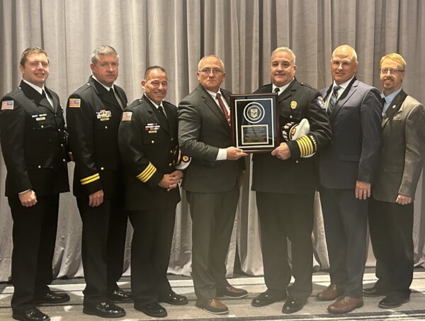 OFPD receive International Accredited Agency status. Photo courtesy of the Orland Fire Protection District OFPD