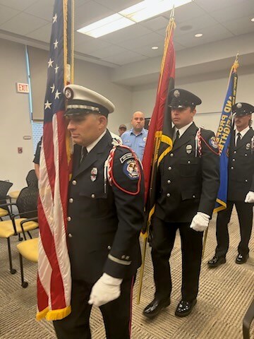 The Orland Fire Protection District hosted its 22nd annual commemoration to honor and remember the victims of the terrorist attacks that took place on Sept. 11, 2001 during a ceremony at the Fire District