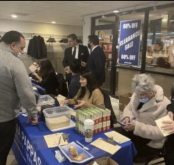 Cook County Treasurer Maria Pappas helps property tax owners file for overpayment refunds at public events hosted by her office