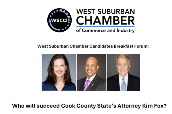 All candidates for Cook County States Attorney will address public at forum Feb. 13 in LaGrange Park