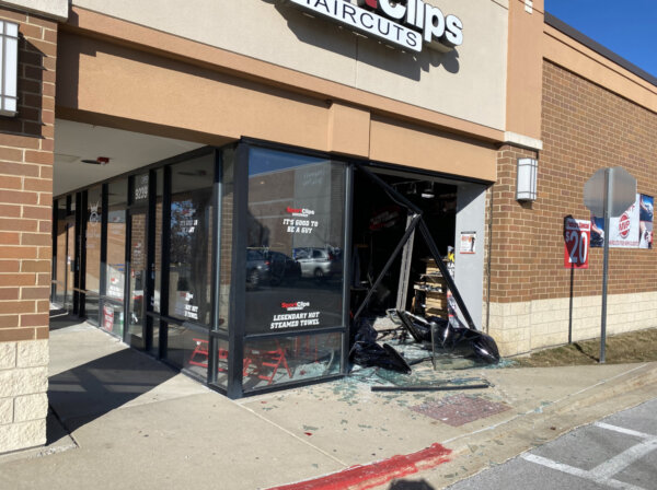 On Sunday, February 18, 2024 at 2 pm, the Orland Fire Protection District (OFPD) responded to a reported accident involving an auto that crashed into a business in the Walmart Shopping Center.The business struck was Sports Clips, 9239 S. 159 Street in Orland Hills. 