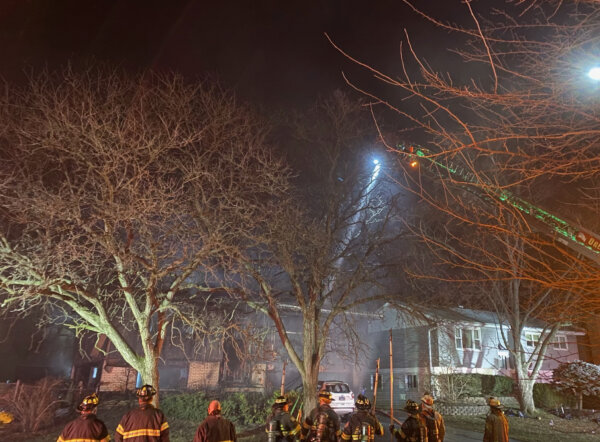 One firefighter was injured but was later released by the hospital after battling a fire at a home in Orland Park early Tuesday morning, officials of the Orland Fire Protection District said.The fire was reported at 3:35 AM on Tuesday Feb. 20, 2024 at the 147th Block of Holly Court in Orland Park. Photo courtesy of the Orland Fire Protection District